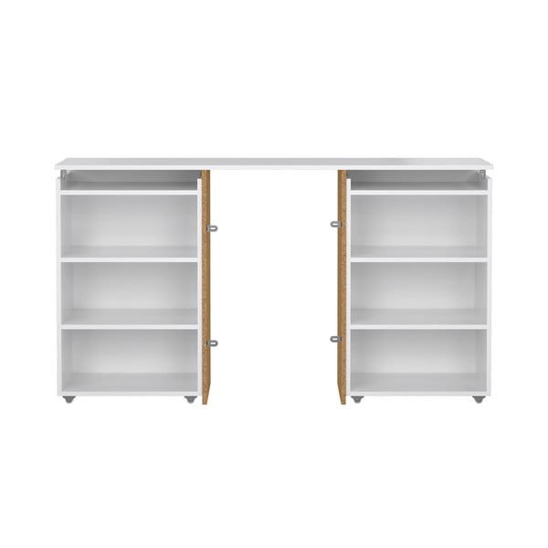 Tăblie de pat albă 145x80 cm Naia – Tvilum-image-3