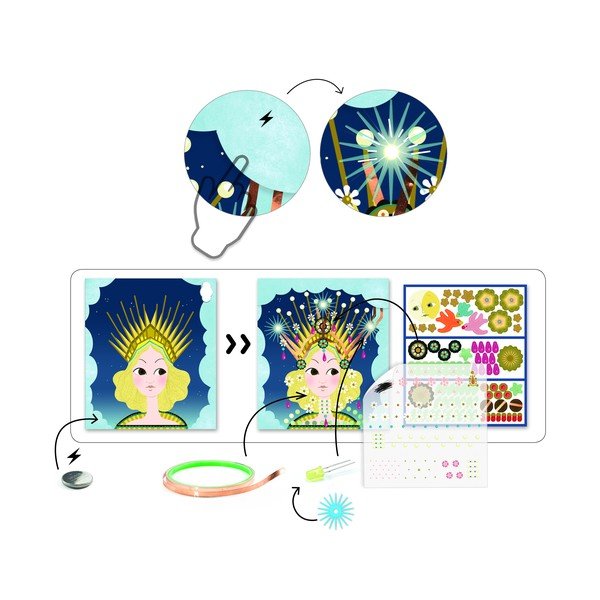 Set 3 imagini luminescente Royal Crown-image-2