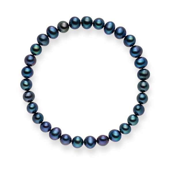 Brățară cu perle Nova Pearls Copenhagen Cecile Blue