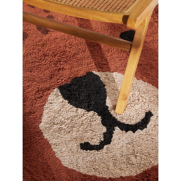 Covor pentru copii maro lavabil/țesut manual din bumbac 120x149 cm Snuggle Berry – Hanse Home-image-2