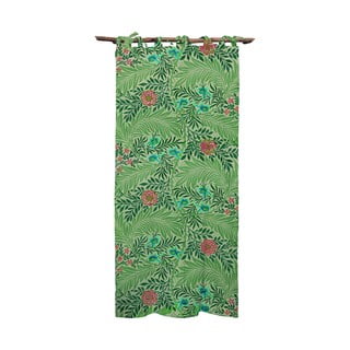 Draperie cu amestec de in Tierra Bella Ranunculo, 140 x 270 cm, verde