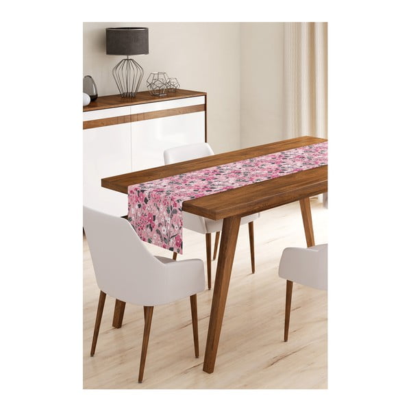 Napron din microfibră pentru masă Minimalist Cushion Covers Pink Dream, 45 x 145 cm