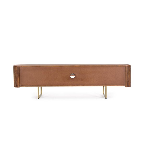 Comodă TV în culoare naturală din lemn de mango 180x45x40 cm Vilas – Bizzotto-image-1