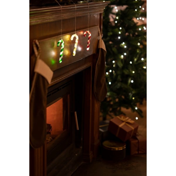 Decorațiune luminoasă de Crăciun roșie suspendată ø 1,5 cm Hannah – Sirius-image-2