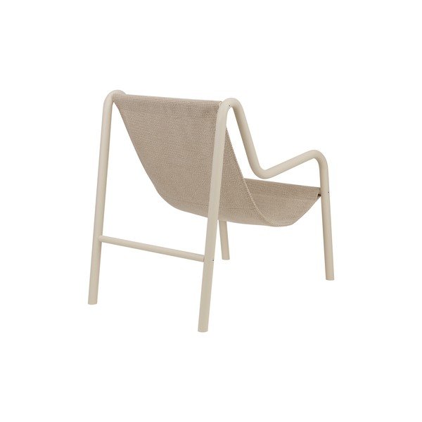 Fotoliu de grădină bej din metal Nokk – noo.ma-image-4