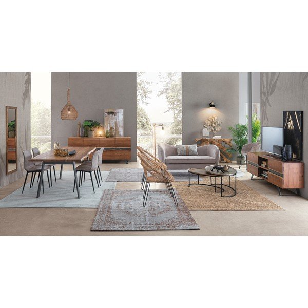 Lustră alămie din oțel Amish – Bizzotto-image-4