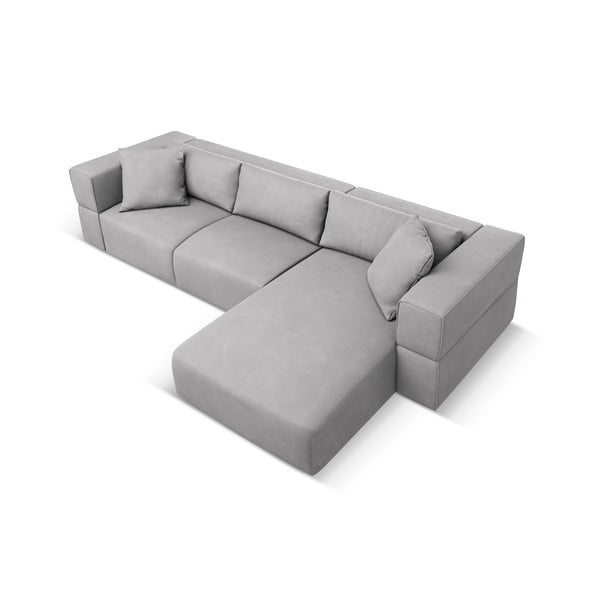 Colțar gri deschis (cu colț pe partea dreaptă) Esther – Milo Casa-image-3