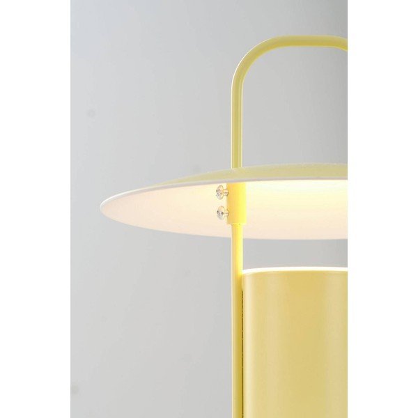 Veioză galbenă LED cu intensitate reglabilă din metal (înălțime 24 cm) Venna – Jotex-image-4