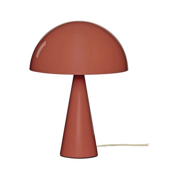 Veioză roșie (înălțime 34 cm) Mush – Hübsch