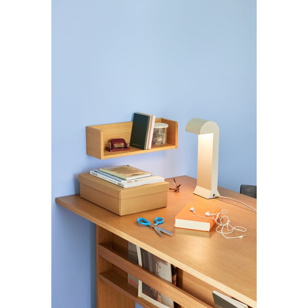 Raft în culoare naturală cu aspect de lemn de stejar 40 cm Savor – Hübsch-image-4