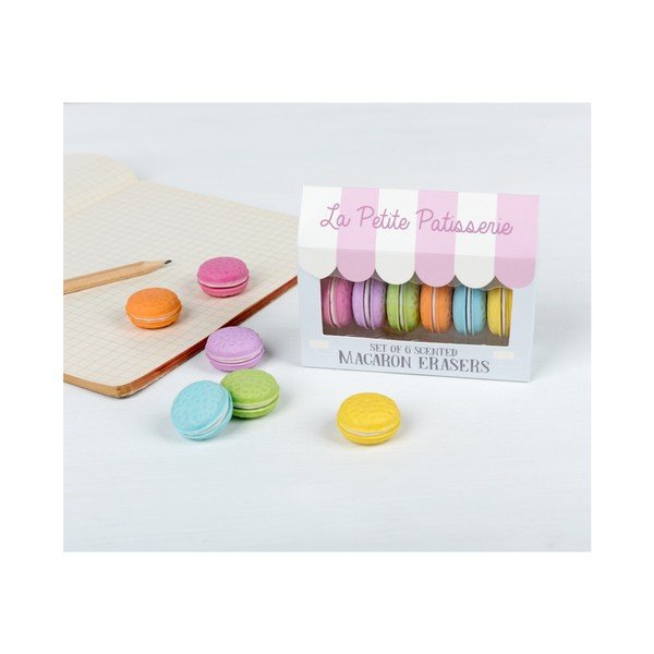 Set 6 gume de șters Rex London Macaron-image-2