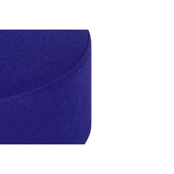 Puf albastru cu tapițerie din lână Folk – noo.ma-image-4