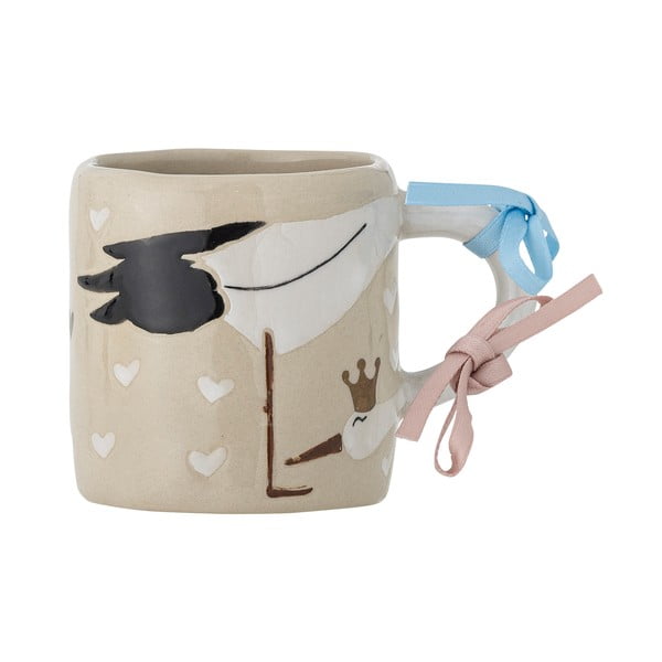 Cană pentru copii bej din ceramică 225 ml Bambino – Bloomingville Mini