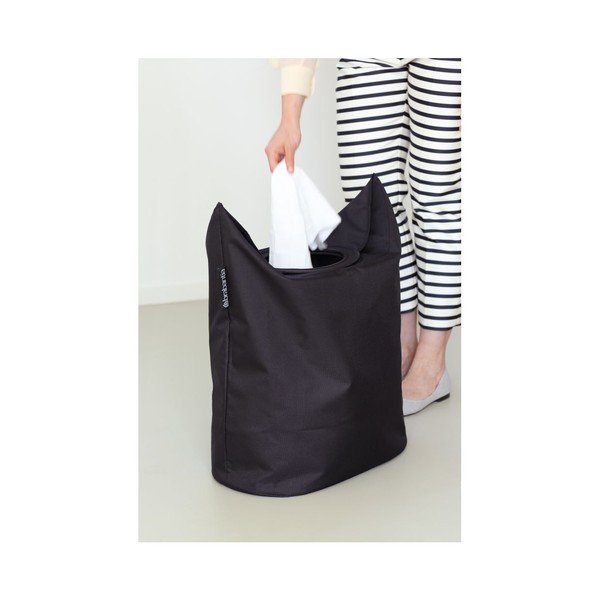 Coș de rufe Quick Black, 50 l-image-2
