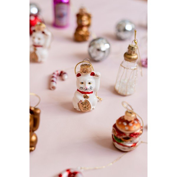 Ornamente de Crăciun 4 buc. din sticlă Fast Food – Sass & Belle-image-2