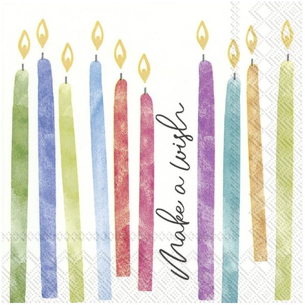 Șervețele din hârtie 20 buc. Birthday Wish - IHR