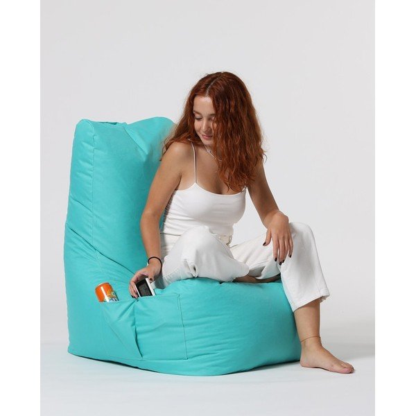 Beanbag pentru grădină turcoaz Diamond XXL – Floriane Garden-image-3