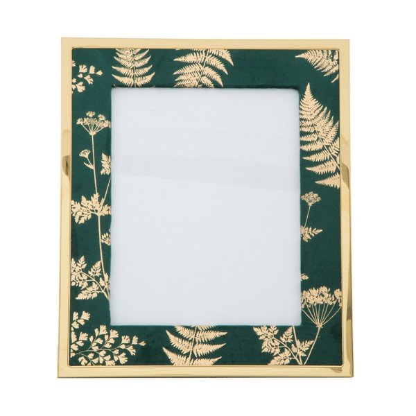 Ramă foto Mauro Ferretti Glam, 20 x 25 cm, verde - auriu-image-2