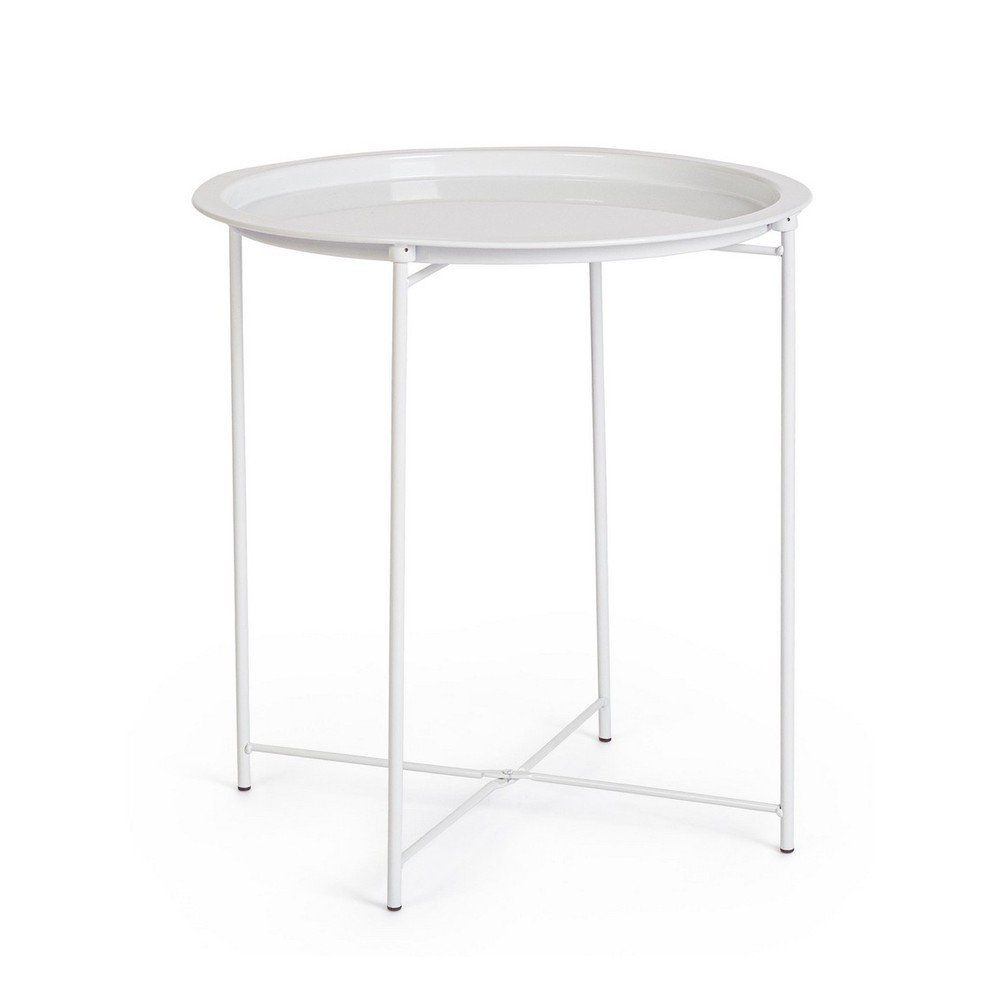 Măsuță auxiliară rotundă din metal ø 47 cm Hilmar – Yes Everyday