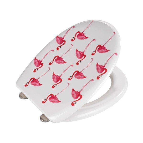 Capac WC cu închidere lentă Wenko Flamingo, 45 x 38 cm-image-2