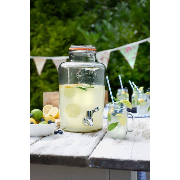 Borcan cu robinet pentru băuturi răcoritoare Kilner, 5 L-image-1