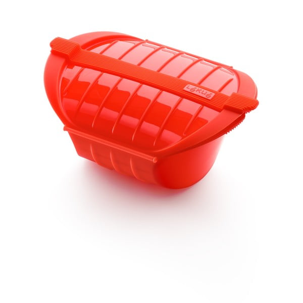 Recipient din silicon pentru gătire la aburi – Lékué