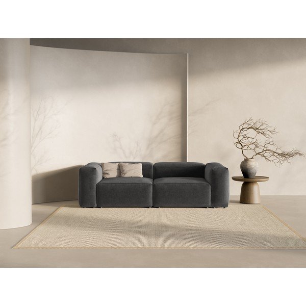 Canapea gri închis 264 cm Bergamo – Cosmopolitan Design-image-1