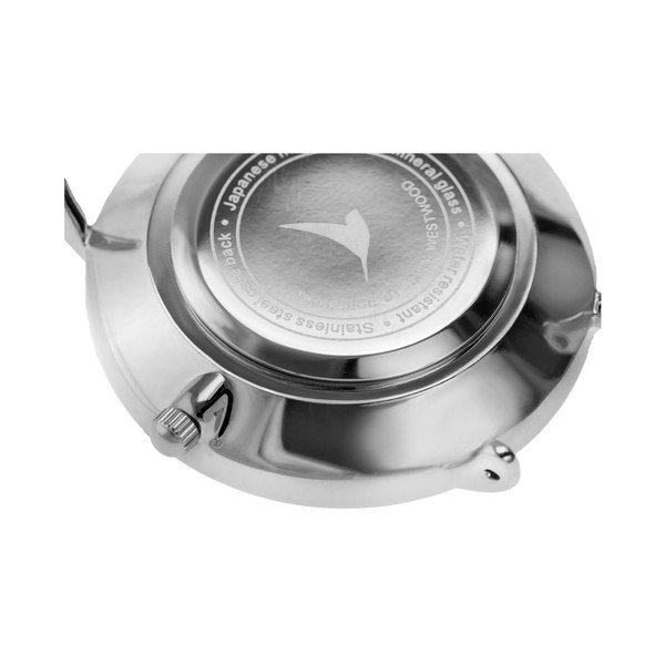 Ceas damă din piele Emily Westwood Black, bej -image-3