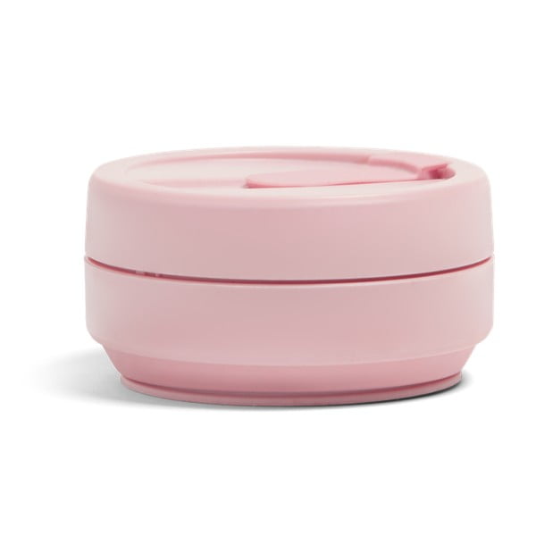 Cană de voiaj pliabilă Stojo Pocket Cup Carnation, 355 ml, roz-image-1