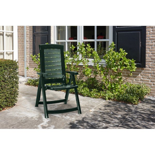 Scaun de grădină verde din plastic Aruba – Keter-image-1