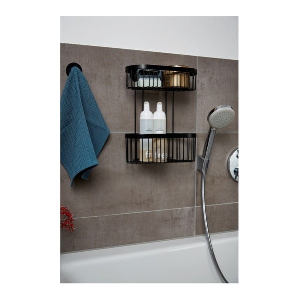 Coș de perete Wenko Classic Plus 2 Tier, negru-image-4