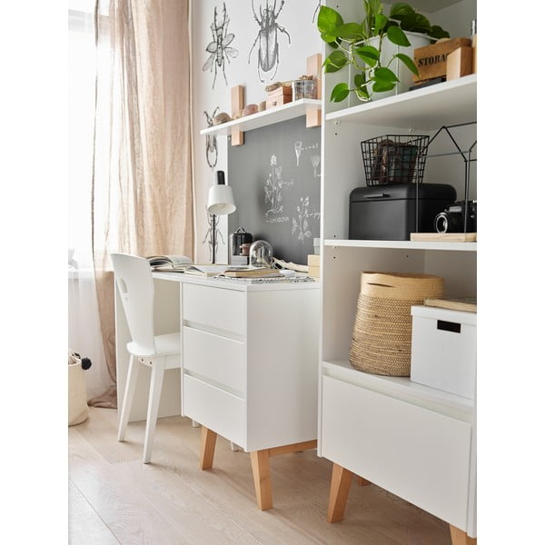 Birou pentru copii Pinio Swing, alb-image-2