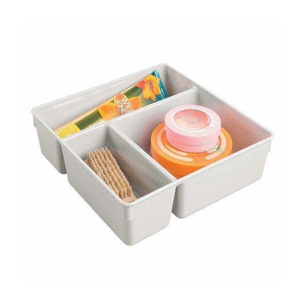 Organizator InterDesign Clarity Clean, alb-image-1