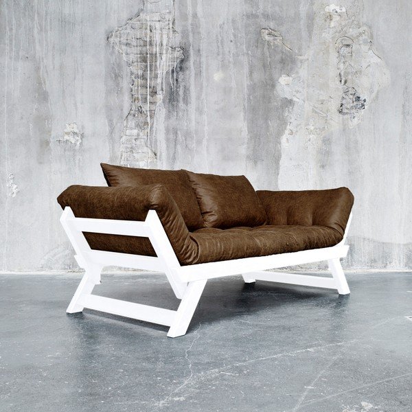 Canapea extensibilă Karup Bebop White/Mocca-image-2