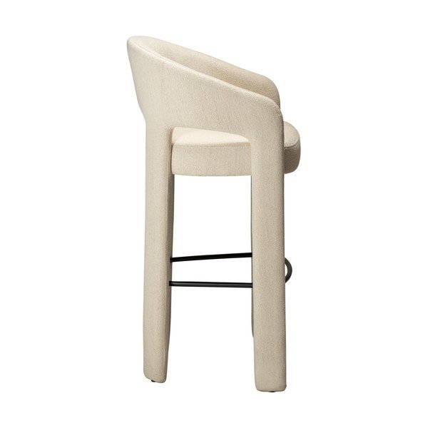 Scaun de bar bej (înălțime șezut 77 cm) Splendor – DAN-FORM Denmark-image-4