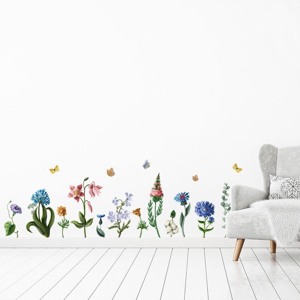 Set autocolante pentru perete Ambiance Wildflowers-image-2