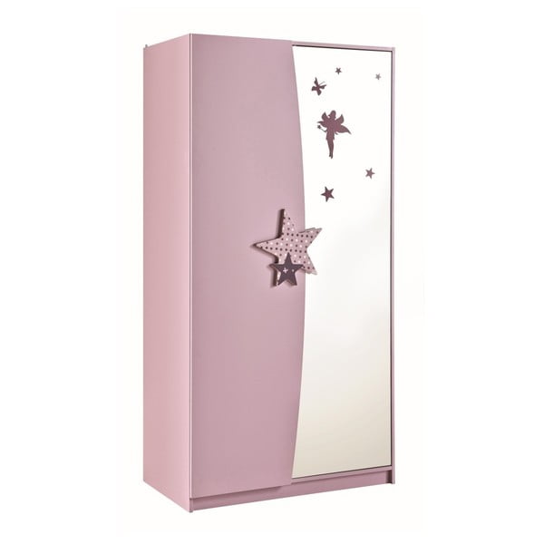 Șifonier cu 2 uși Demeyere Fairy, roz