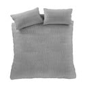 Lenjerie  gri pentru pat dublu 200x200 cm Seersucker - Catherine Lansfield