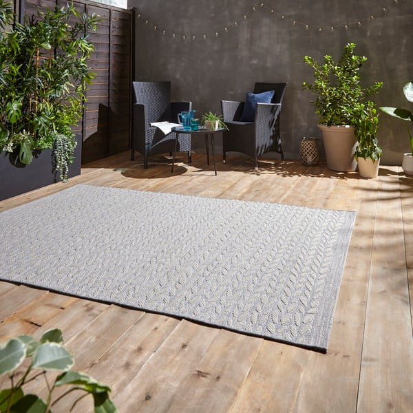 Covor de exterior gri 170x120 cm Coast - Think Rugs-image-2
