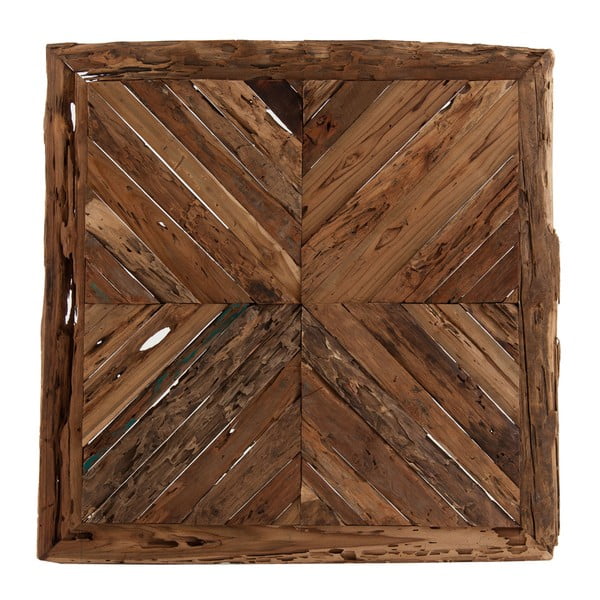 Panou decorativ pentru perete din lemn de tec VICAL HOME Ruhno