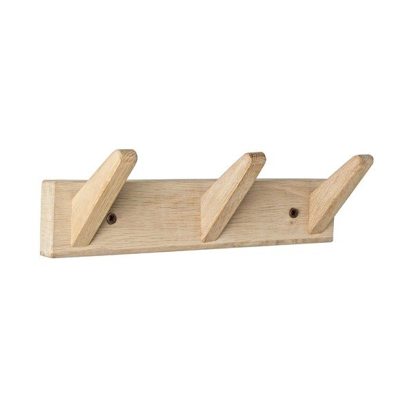 Cuier de perete în culoare naturală deschisă din lemn de stejar 31 cm Daiki – Yes Everyday
