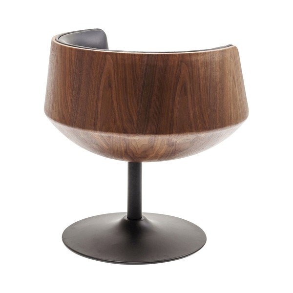 Fotoliu Kare Design Club 54, maro - negru-image-3