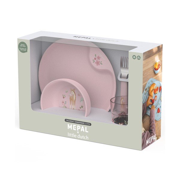 Set de veselă pentru copii 6 buc. din plastic Fairy Garden – Mepal-image-2