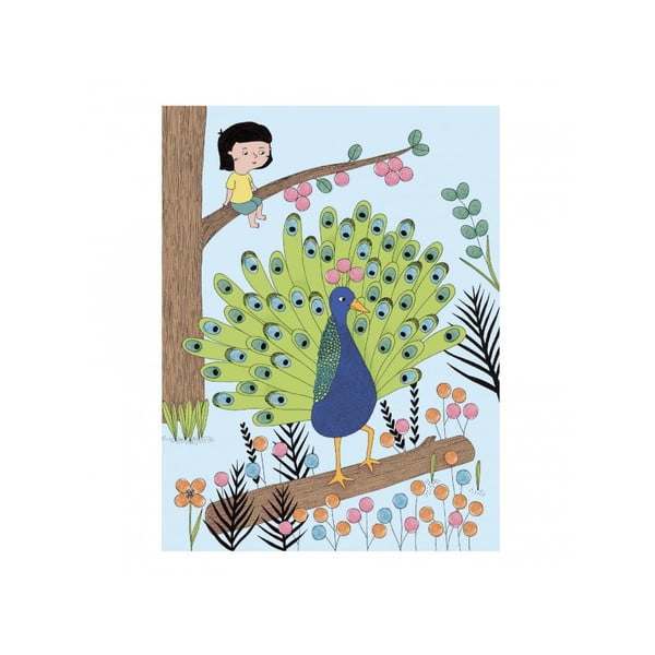 Set creativ pentru colorat cu degetele Djeco Nature-image-2