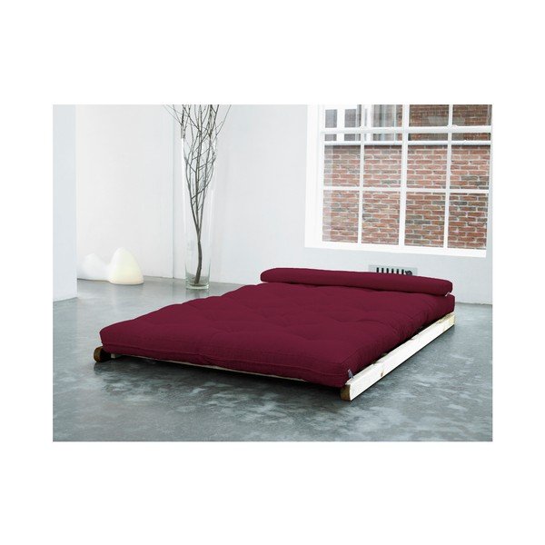 Fotoliu Karup Figo, Raw/Bordeaux, 120 cm-image-3