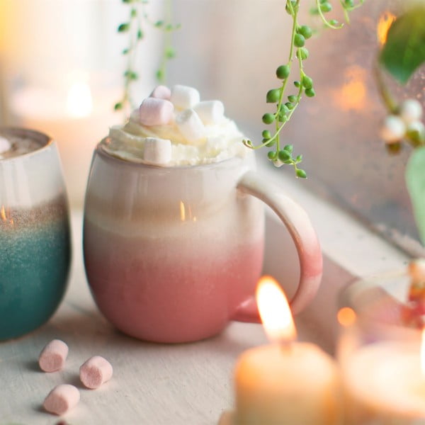 Cană Sass & Belle Dip Glazed Pink-image-1