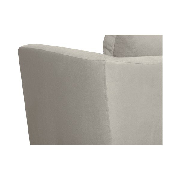 Canapea cu 2 locuri Mazzini Sofas Cotton, gri deschis-image-2