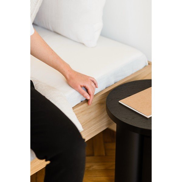 Scaun tip taburet negru Oly – noo.ma-image-2