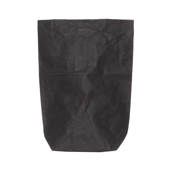 Suport pentru ghiveci din hârtie lavabilă Furniteam Plant, înălțime 62 cm, negru