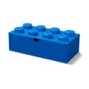 Cutie cu sertar pentru birou LEGO®, 31 x 16 cm, albastru